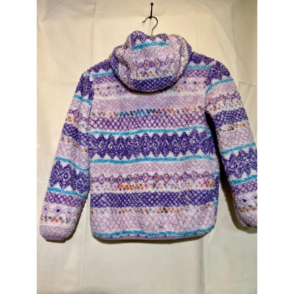 Eddie Bauer Girls Fleece Zip-up Sweatshirt Size Small (7/8). - Picture 2 of 7